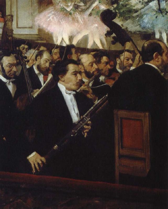 Edgar Degas lorchestre de l opera oil painting image